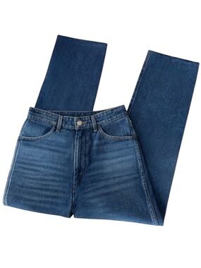 Re/Done 90’s Inspired High Waisted Straight Leg Jeans